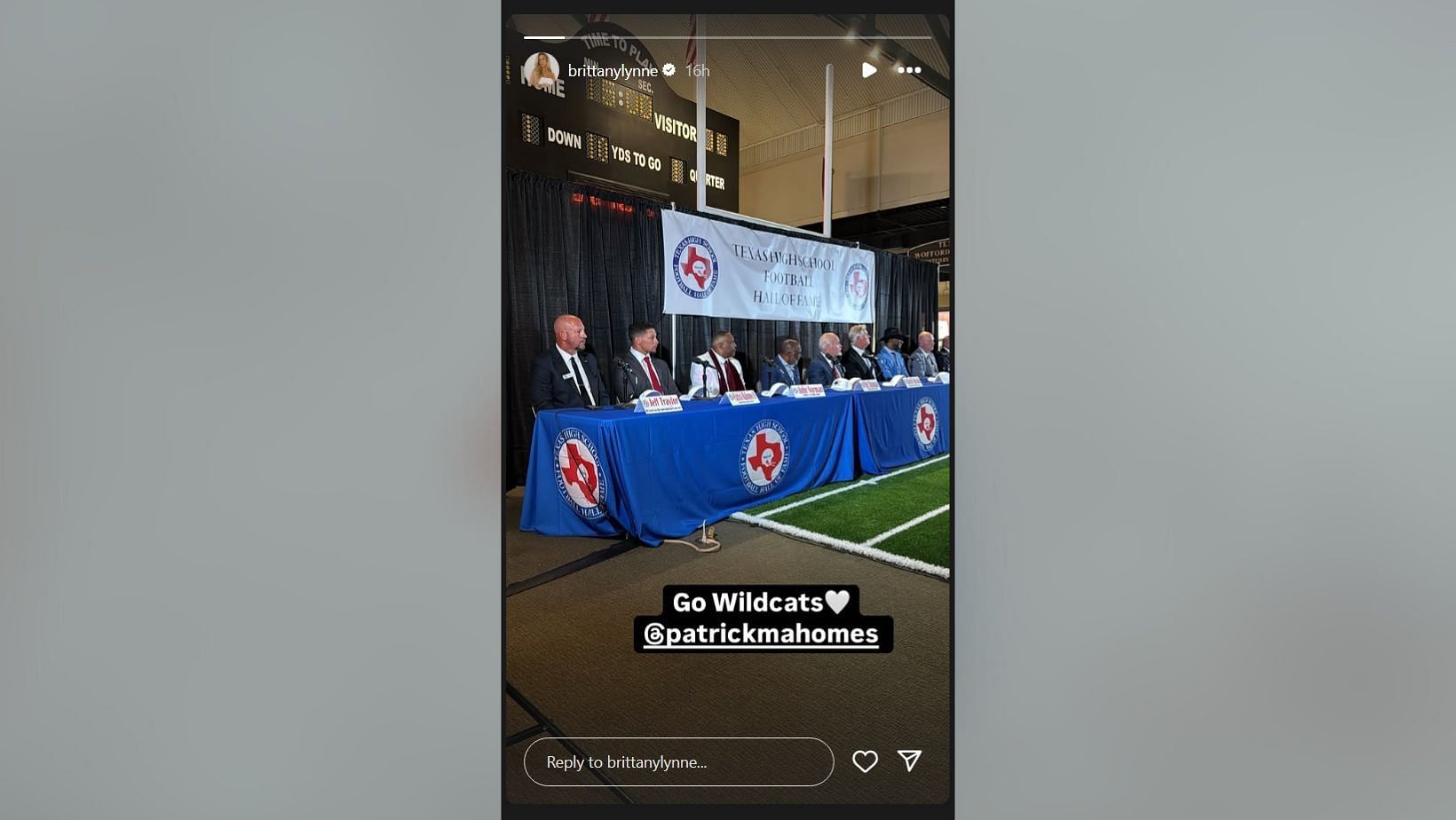 Patrick Mahomes' wife Brittany sends 2-word message for Chiefs QB's Hall of Fame induction (Image Credit: Brittany/IG)